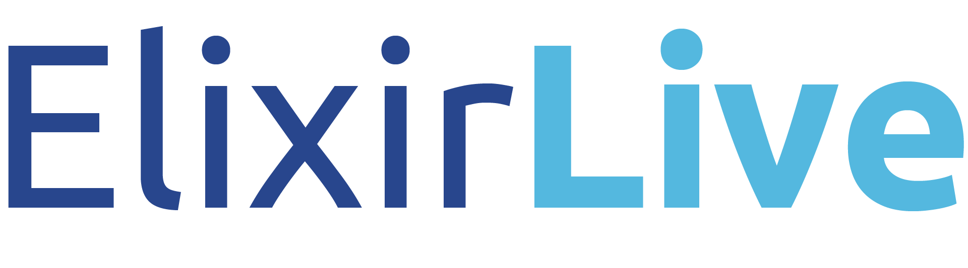Elixir Live logo (dark version)