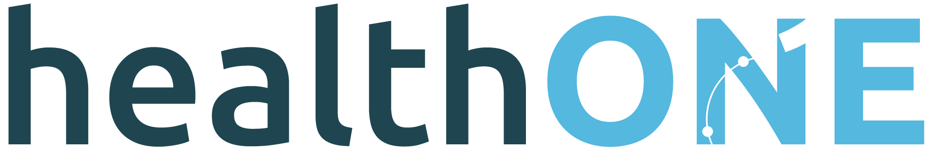 HealthONE logo (dark version)